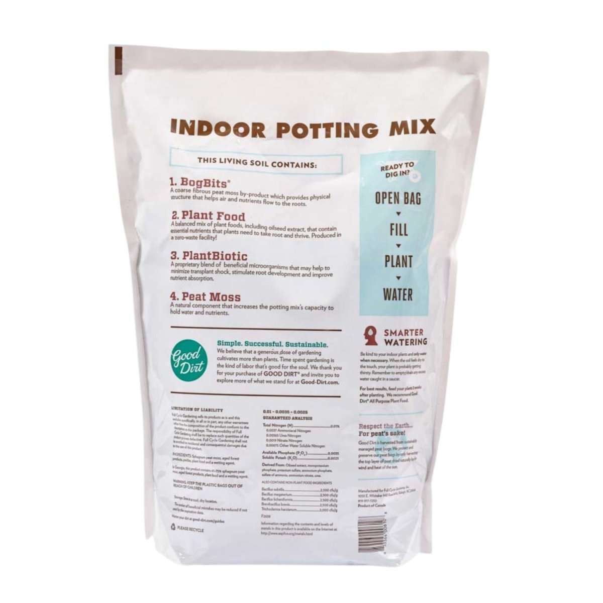 Indoor Potting Mix - 8 qts - My City Plants