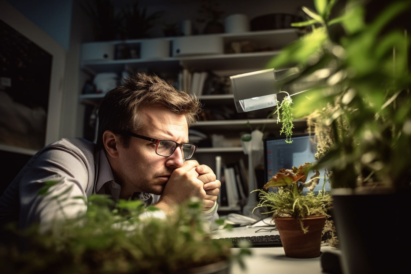 Why office plants don't reduce stress for all employees?